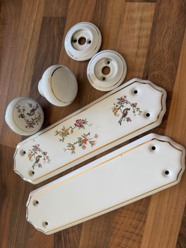 Vintage cermaic finger plates