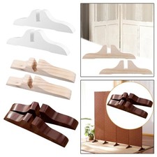 2x Privacy Screen Holder Detachable Dressing Table Stable Room Divider Stand