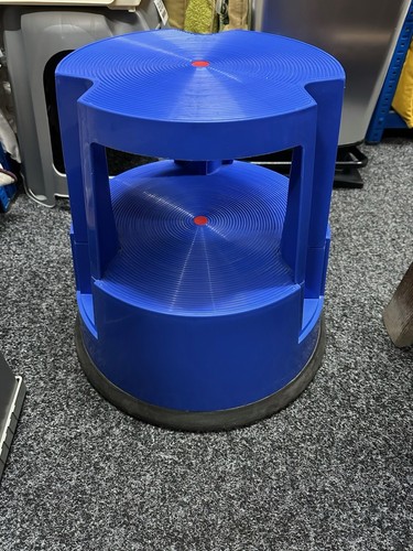 Step kick stool hard - stool, blue