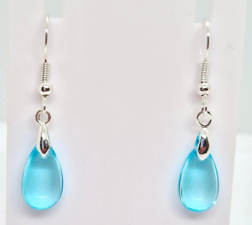 Turquoise teardrop silver - teardrop,