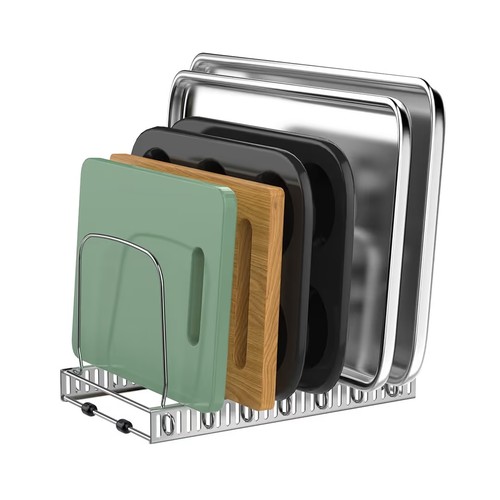 Expandable kitchen rack - kitchen, silver