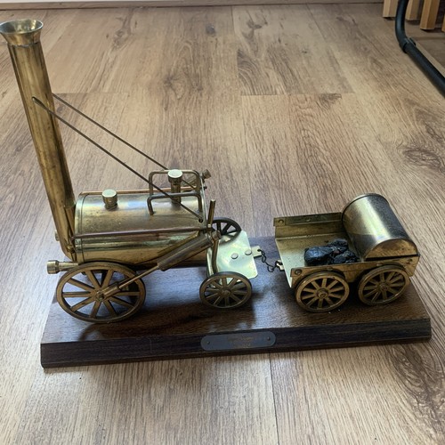 C1970 large brass model of - c1970's,