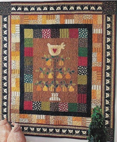 Partridge pear tree wall - a,
