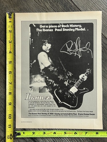 Kiss advert paul stanley - ad,