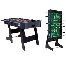 Charles Bentley Premium 4ft Football Table Folding Games Table Foosball Sports