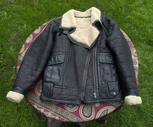 Leather flying jacket - leather,