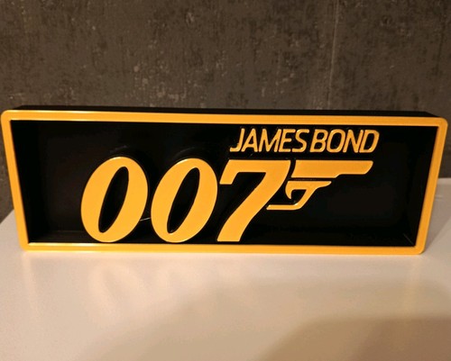 James bond 007 printed sign - 007, 3d