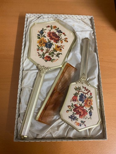 Vintage boxed floral dressing - boxed,