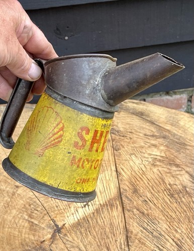 Vintage shell motor oil pint - vintage,