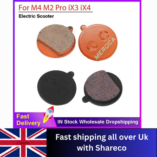 Semi metal brake pads - pads, for
