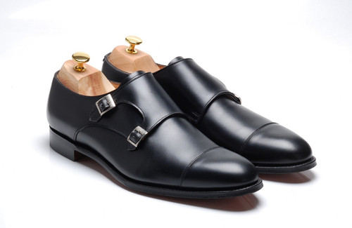 Cheaney black double - cheaney, monk