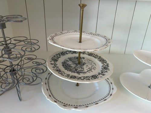 Tier cake stand vintage - 3,