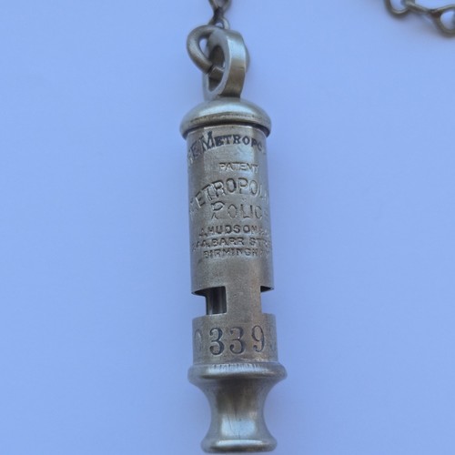 Metropolitan police whistle - metropolitan,