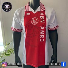Retro Ajax 1996/1997 Home Shirt Size UK L (Please Read Description)