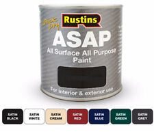 Satin Finish All Purpose All Surface Paint Rustins ASAP - All Colours All Sizes