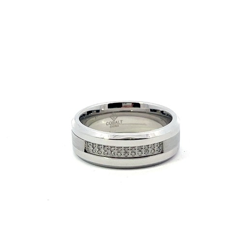 Cobalt 8mm 10ctw diamond - cobalt,