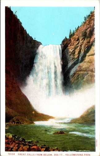 Great falls yellowstone park - great,