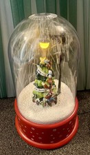 Christmas Lights Up  Snow Dome