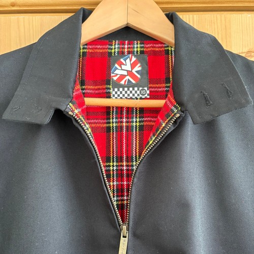 Black harrington jacket full - harrington,