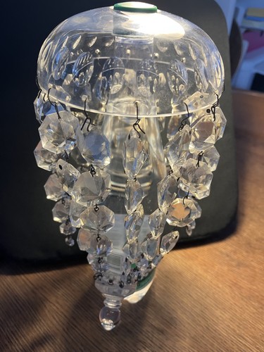 Vintage crystal bag - crystal, chandelier
