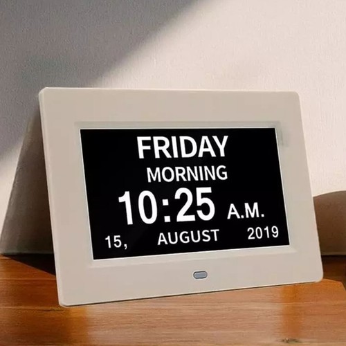Digital alarm clock calendar - alarm,