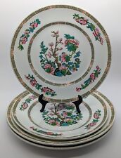1970s Wedgwood 'INDIAN TREE' Pattern Set Of 2 Dinner Plates & 2 Side Plates 