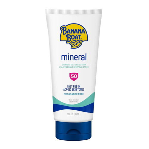 Banana boat mineral sunscreen - boat,
