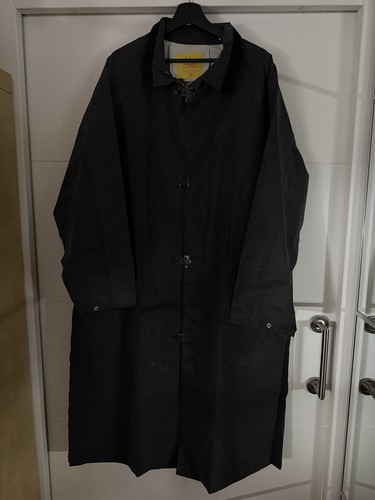 Vintage rubber coat raincoat