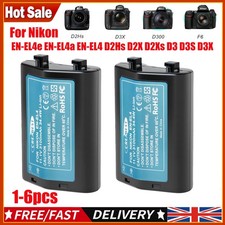 1-6pcs EN-EL4e EN-EL4a EN-EL4