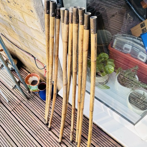Antique bamboo wood brass - antique, &