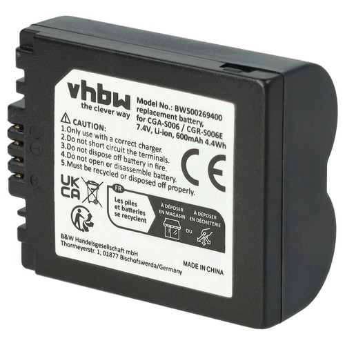 Battery for panasonic lumix - battery,