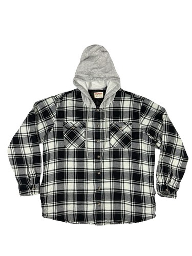 Wrangler black plaid quilted - wrangler,