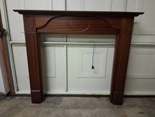 Fire surround wooden brown