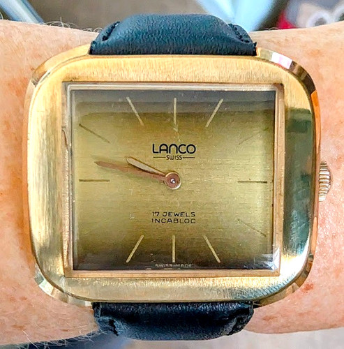Gents swiss 1970s lanco tv - gp,