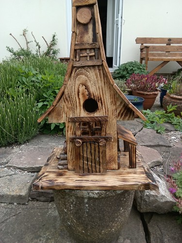 Handmade birdhouse recyled - handmade,