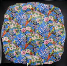 Vibrant Art Deco Crown Ducal