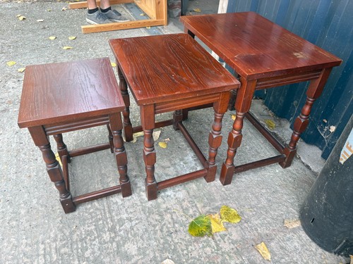 Vintage nest tables brown - vintage,