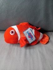 Plush Orange And White Clown