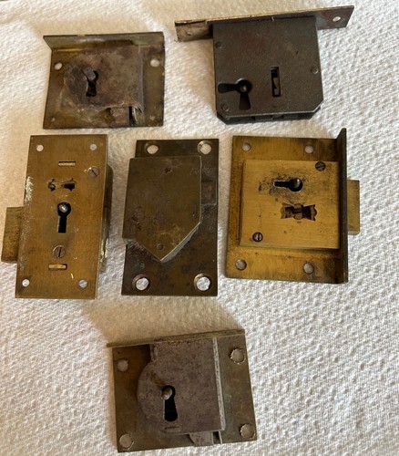 Antique brass cabinet - 6,