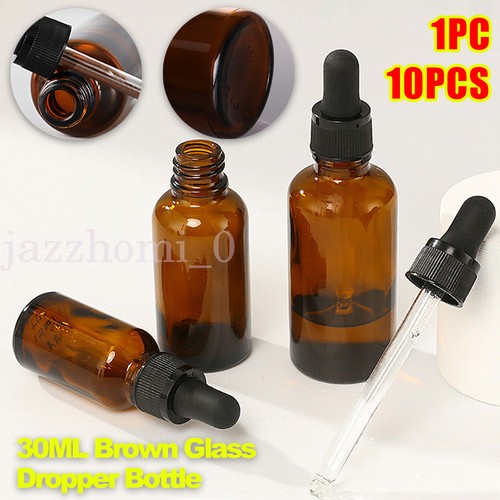 Glass dropper bottles - glass,
