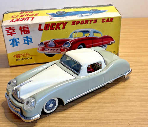Cg62 vintage tin toy friction - tin,