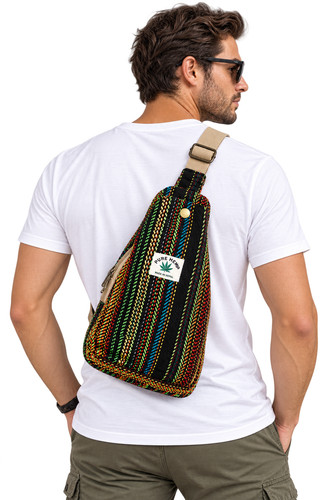 Hemp sling bag - hemp, crossbody