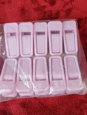 Joy Mangano Huggable Hangers Finger Clips 10 New Sealed For Skirts Pants Slacks