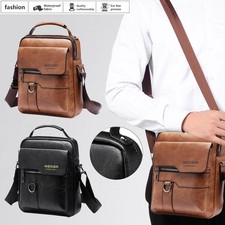 Men's PU Leather Cross Body