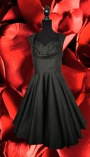 Lindy Bop Black Dress Size 12