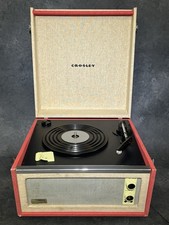 Crosley Dansette Retro Turntable CR6233A-RE Red White Record Player + Bluetooth