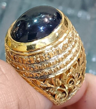 100% Natural Black Opal Ring