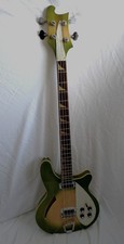 Semi-Acoustic 4005 tribute 4 string Bass Guitar Greenburst