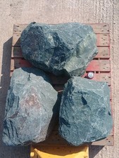  3 Large Granite Garden Rocks