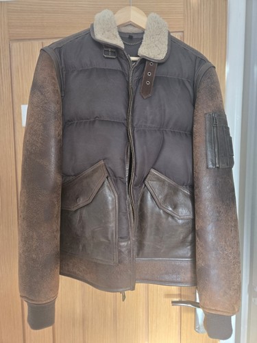 Belstaff leather jacket 42uk - jacket,